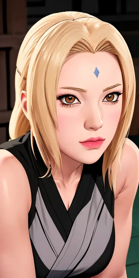 （（（ tsunade_senju，young and beautiful，tall, beautiful and fair，perfect facial features，the facial features are tall and beautifu...