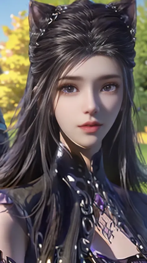 Anime - styled image of woman wearing white and purple miniskirt，4K detail fantasy，3D rendering character art 8K，The animation is rich in details，Smooth anime CG art，CGStation Popular，8k high quality detailed art，welcome。extremely high detail，Super detaile...