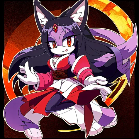 Susanoo the Lynx is a Female Mobian Character from the Series Super Sonic X Universe, she is a lilac furred lynx with black hair with bluish tones and short with strands. The area around the mouth is white, the tips of her ears are black and she has black ...