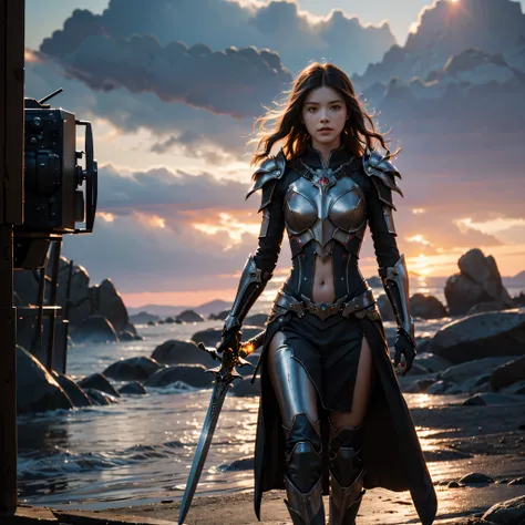 Oblivion "Skyrim Daedric Armor Ebony Carbonite" SUN nebulae stars nebula starry_sky epic Sunshine panoramic sunset spacious radiant sunrise stance, Joust Challenge Lord Daedric Ebony Armor_Ash Gorgeous Queen Daedric_Armor (Ebony Daedric Armor_Carbon) (hold...