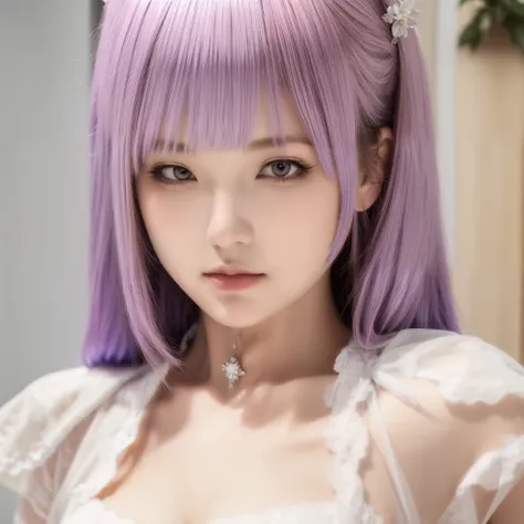 two dimensions，princess，purple，soft girl，gorgeous hd