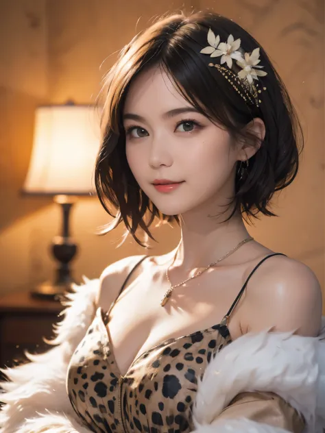 147
(20 year old woman,animal character print costume), (surreal), (High resolution), ((beautiful hairstyle 46)), ((short hair:1.46)), (gentle smile), (breasted:1.1), (lipstick)
