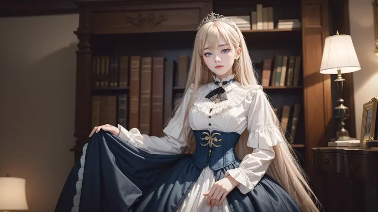 ((masterpiece, anatomically correct, high details, high quality, photorealistic, 8k)), young girl, (pureerosface_v1:0.008), (dynamic pose:0.7), Perfect Face, ((smiling)), Shiny Blue Eyes, Detailed Eyes, Eyelashes, (Glossy Super Long Straight Blonde Hair wi...
