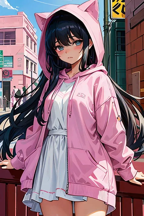 In the heart of a pink city, an ultra-realistic anime world came to life, where every detail was meticulously crafted in 4K resolution, free from any imperfection. Amidst this perfect Toca Boca landscape, a young girl named Laura Rijo stood out. With a mix...