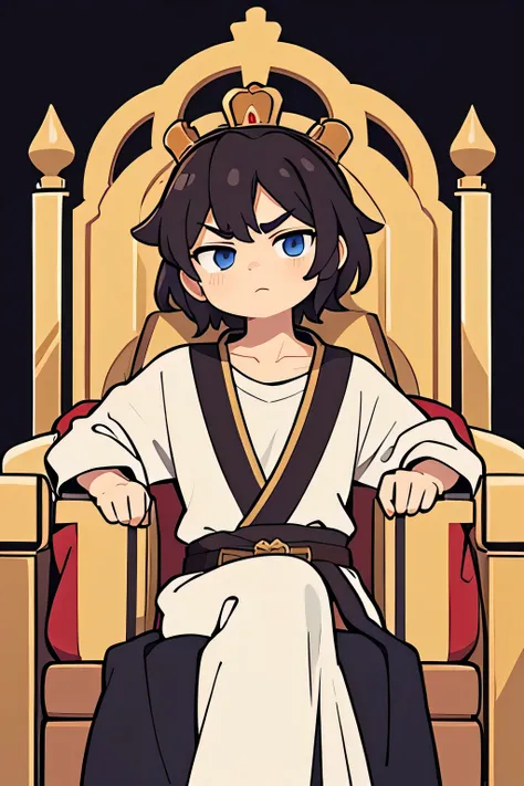 A very, very arrogant king，male