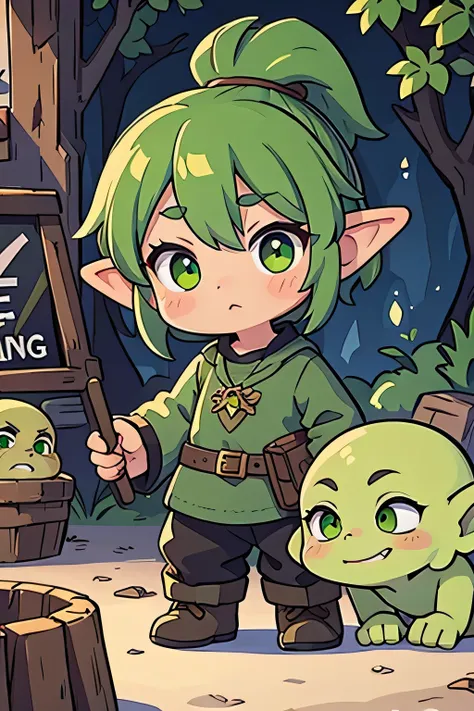 green dwarf，goblins