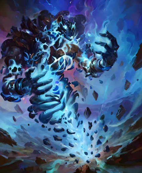 um close de uma pintura de um homem com pele de leopardo, blizzard arte conceitual de hearthstone, arte inicial, iridescence wat...