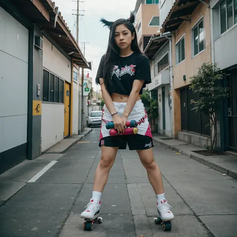 Ryujin do Itzy andando de skate 