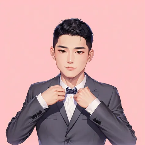 One is wearing a suit、Man in tie posing for photo, yanjun chengt, steve zheng, Professional pictures, chengyou liu, Jia Yan, xintong chen, Professional profile photo, Avatar avatar, Emmanuel Wren, wearing a suit and a tie, wearing pink dress, Peter Shaw, y...