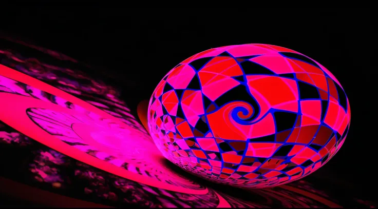 brightly colored ball with a black background and a red background, spherical, a large sphere of red energy, glowing sphere, ray tracing. fractal crystal, some spherical, swirling, raytracting, 3d fractals, 3 d fractals, computer generated, fractal, fracta...