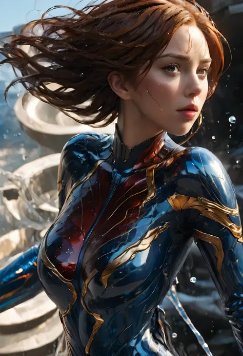 masterpiece: Epic Sunlight Hero Marvel_studio "Black Widow" Bystander ultra-realistic saturated detailed complex ultra-professional photo real best super high_Accurate and ultra-high quality_Detail Ultra HD Color Coded Shadows Maximum Perfect Reflections G...