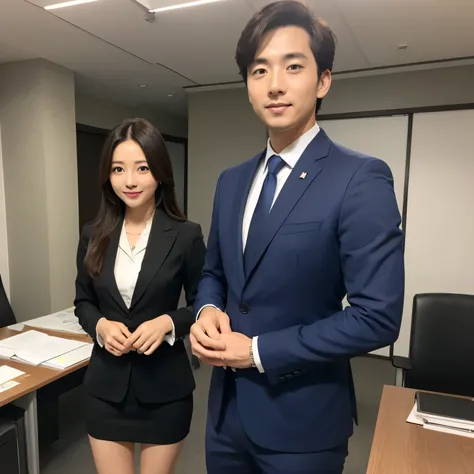 Japanese, beautiful, materia, suit, office, cute, young