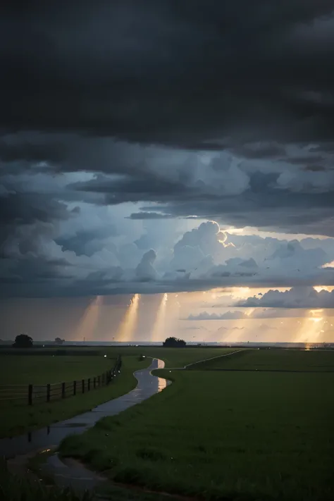 rain on the horizon