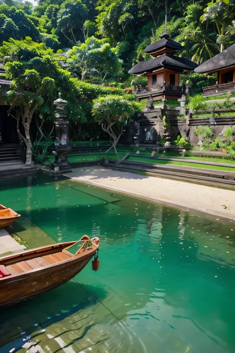 "Generate a breathtaking AI image capturing the beauty of Bali. Encompass lush landscapes, serene beaches, and cultural elements to evoke the enchanting essence of this Indonesian paradise."






