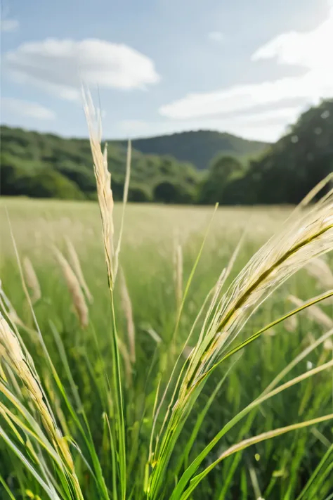 Savannah grass, close-up, ignore: Colossus v5.3_trained,