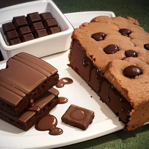 Grandma brownies chocolate chunker wunker bunkers, now with even bigger chunks of chocolate chunks