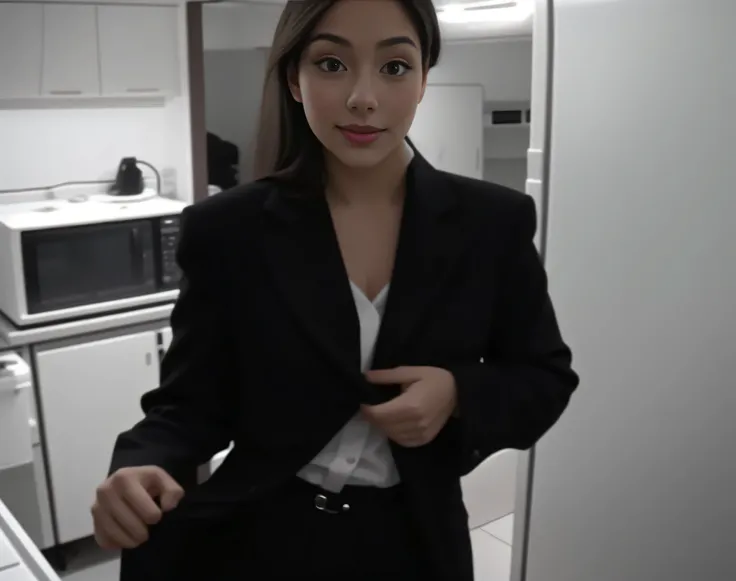 Linda mulher brasileira, Mulher em uma jaqueta preta, Mulher francesa na casa dos 30 anos, garota de terno, vestindo um terno formal, em um terno rigoroso, garota de terno, provavelmente na casa dos 30, wearing a business suit, em um terno rigoroso, she is...