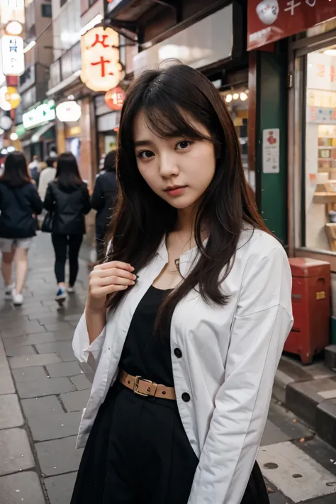 cute korean girl at seoul 