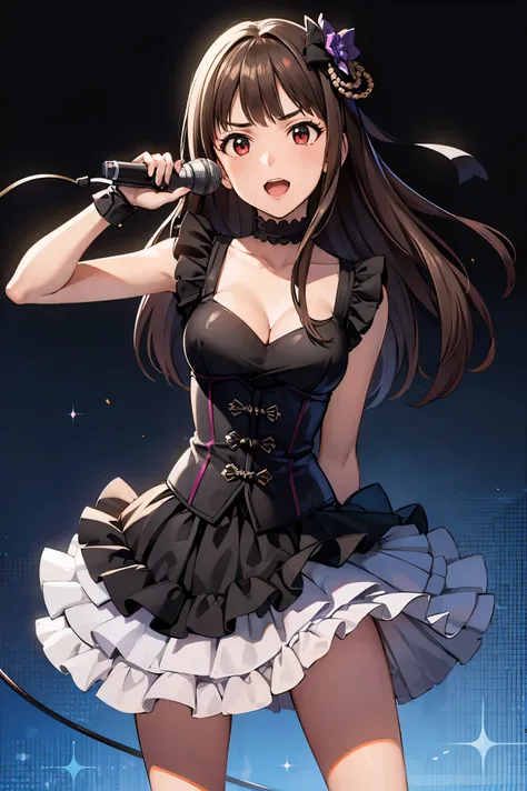 Black Gothic Dress - from the Idolmaster -