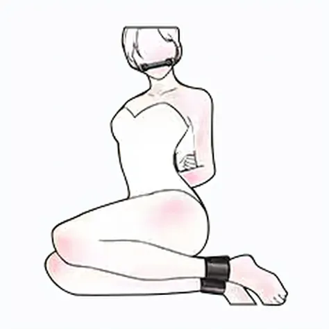 Drawing of a woman in a white dress sitting on the ground, sitting position, Dominant posture, neutral posture, relaxed posture, Posture with hands behind body!, various postures, maintain posture, whole body posture, bandage, Cute and elegant pose, whole ...