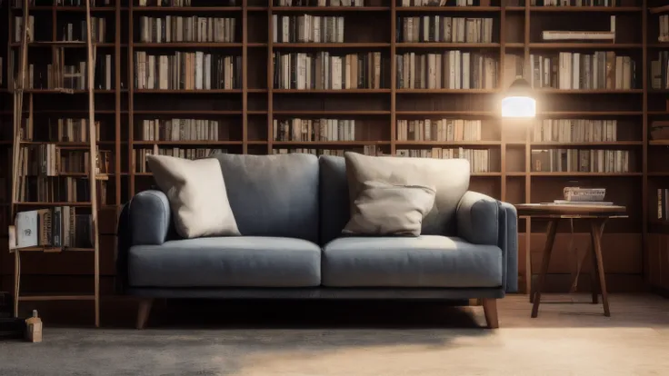 hyper ultra realistic photographs full body of A grand, antique library shrouded in dust and whispers of forgotten stories. Stacks of leather-bound books stretch towards the ceiling, their titles blurring into a tapestry of forgotten knowledge. A single sh...