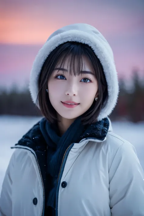 1 girl, (winter clothes:1.2), beautiful japanese actress, 
photogenic, Yukihime, long eyelashes, snowflake earrings,
(Raw photo, best quality), (Reality, photorealistic:1.4), (muste piece), 
beautiful detailed eyes, beautiful detailed lips, highly detailed...