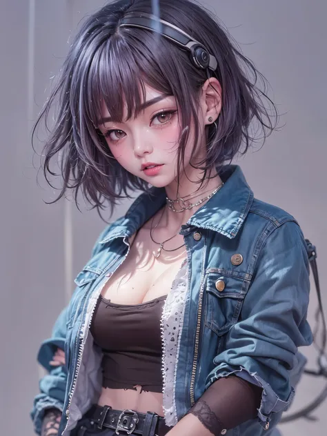 8K、master piece、highest quality、highest level、Highest image quality、muste piece、intricate details、high resolution、depth field、Natural light、professional lighting、(1 person)、solo、asian boyish girl、(cute:1.2)、very beautiful 18 year old cartoon girl、(high det...