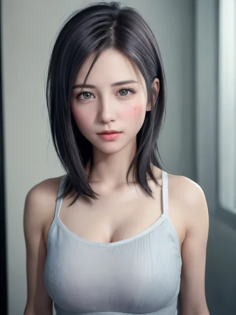 (8K, realistic, RAW photo, top quality: 1.3), (1 girl), super beautiful, (realistic face), (boyish, Silver Color Get used to itrry Shorthair), Get used to itautiful , A glare that captivates the viewer, Get used to itautiful expression, Get used to itautif...