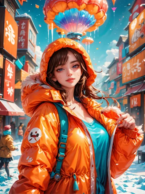 (masterpiece,best quality:1.5),Surreal,32k,original photo,(High detail skin:1.2), 8k ultra high definition, SLR camera, soft light, high quality, film grain,Beautiful lighting ,(panoramic:1.5), An imaginative and detailed illustration of a fantasy female f...