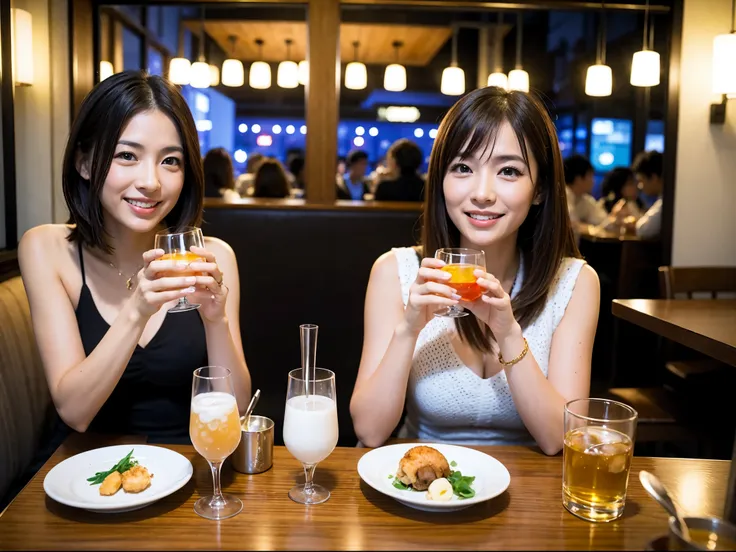 Detailed images that look like they were taken with a high-end camera、party、couple、banquet、Japanese sake、Shochu、hot sake、Japanese sakeファン、I love Japanese sake、Because I&#39;m slender、Woman drinking alcohol、36 years old、38 years old、Colombia、Brazilian、Japan...