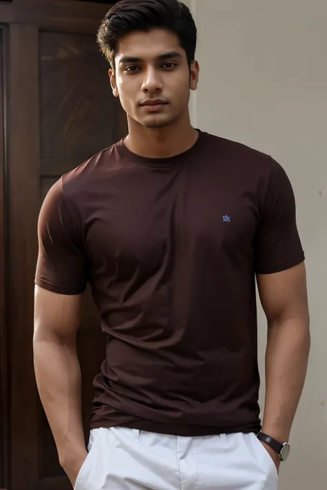 indian model male. age 25. . waring shirt