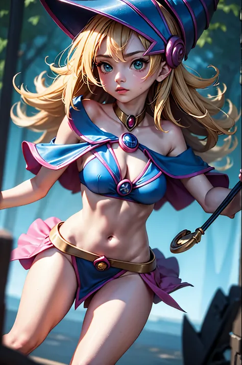 masterpiece, 1girl, dark magician girl, magical background