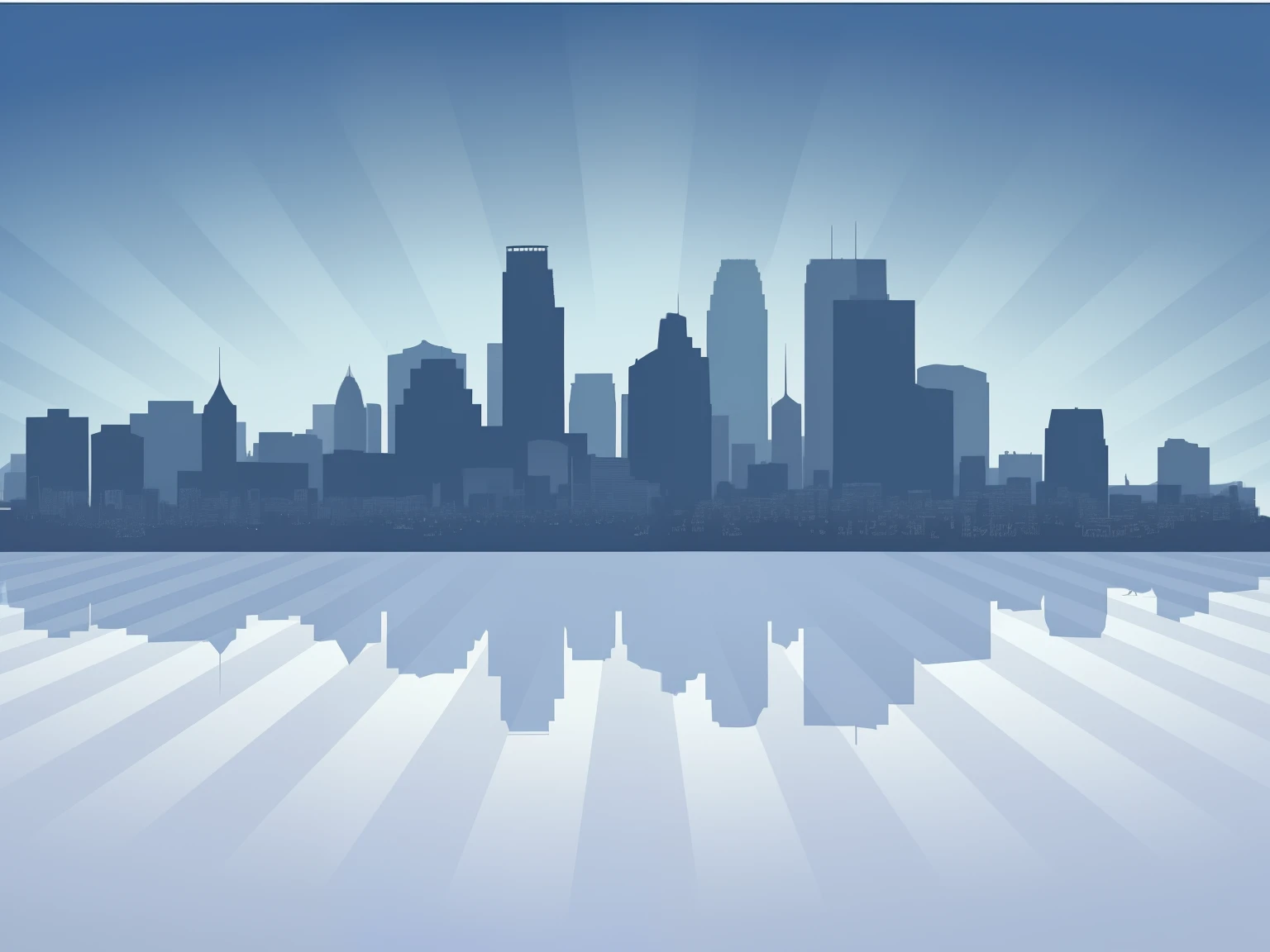 arafed city skyline with sunbursts and blue sky, minneapolis as background, city skyline in the background, city in background, city skyline, minneapolis, city background in silhouette, city background, vector art illustration, city backdrop, city in the b...