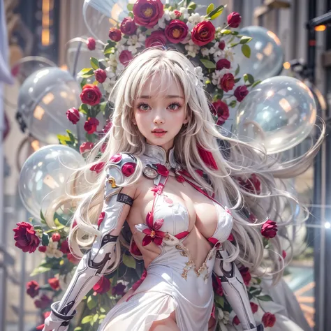 ((NSFW:-0.9, (nipple:-0.9), Acutance:0.85, White and Red, Mystic sight, (many Dazzling flush lights with lens flares) and lens Ghost, Luminous Particles, many colorful Lights )) . best quality, (masterpiece:1.3, realistic, photorealistic, ((analog photo:1....