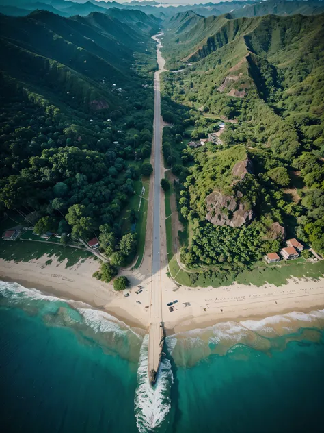 Indonesia drone shots