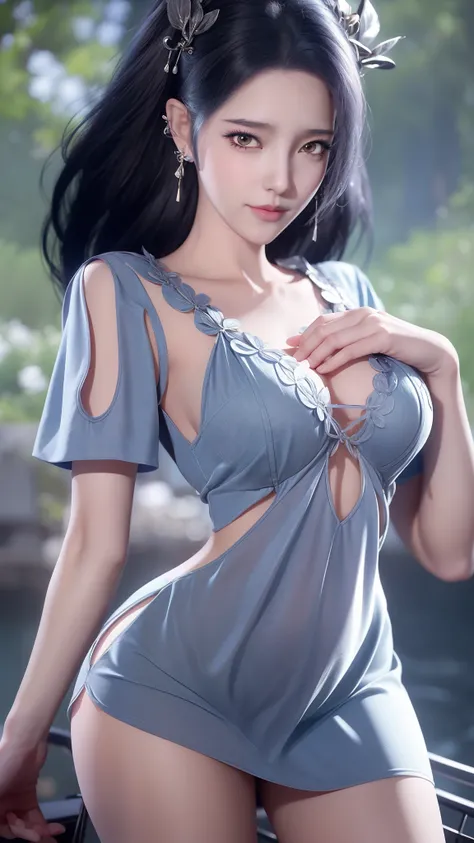 Close-up of a woman in a short skirt standing on a boat, Extremely detailed Artgerm, Murata and artgerm series, style art, Art style, Fashion trends, Beautiful and seductive anime woman, IG model | artistic sprout, Artistic germ style, 《Overwatch》Anna, lik...