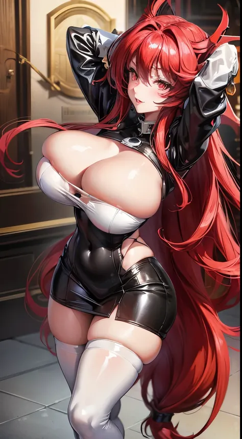 Best quality,Amazing,Masterpiece,Ultra detailed,intricately details,Beautiful detailed,8K resolution, (Extremely detailed Cg Unity 8K wallpaper), sharp focus, ((No text)), breast conscious, gigantic cleavage breasts, bursting breasts, lively breasts, frame...