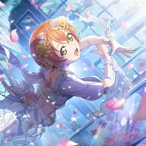 Masterpiece, Hoshizora rin, orange hair, yellow eyes