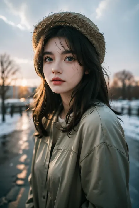 (best quality,4K,high resolution,masterpiece:1.4),Super detailed,Very detailed,sharp focus,Surreal:1.4,professional,HD images,bright colors,Bokeh,Beautiful and delicate eyes,Beautiful and delicate lips,long eyelashes,Romantic atmosphere,soft light,Contrast...