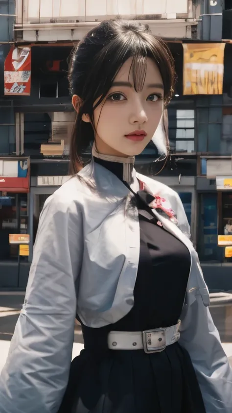 anime girl with long hair and a white blouse standing in front of a window, beautiful anime portrait, beautiful anime girl, anime visual of a cute girl, artwork in the style of guweiz, guweiz, detailed digital anime art, detailed portrait of anime girl, yo...