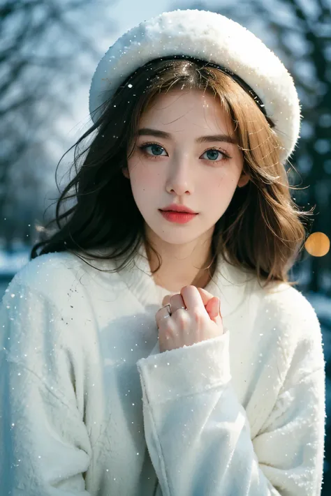 (best quality,4K,high resolution,masterpiece:1.4),Super detailed,Very detailed,sharp focus,Surreal:1.4,professional,HD images,bright colors,Bokeh,Beautiful and delicate eyes,Beautiful and delicate lips,long eyelashes,Romantic atmosphere,soft light,Contrast...