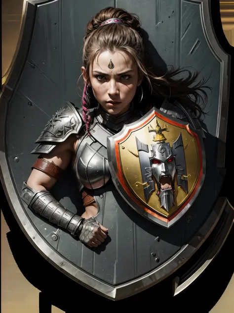 best quality,ultra-detailed,professional,portrait,(female warrior),(detailed armor),sharp focus,(intense expression),vivid color...