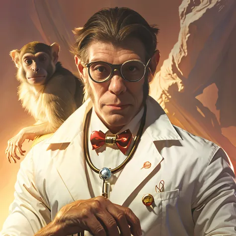 ((macaco cientista))art de alex ross