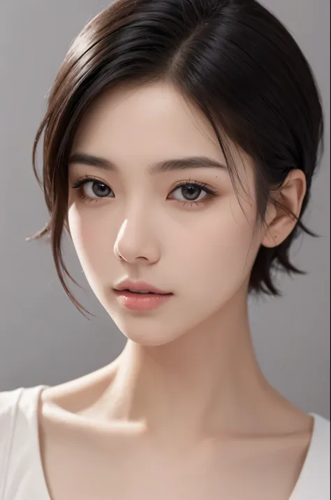 natural skin,(close-up:1.0) photo of as (young:1.0) woman, (oiled skin:1.0), (tilted angle shot:1.0), (slick undercut hair:1.2),...