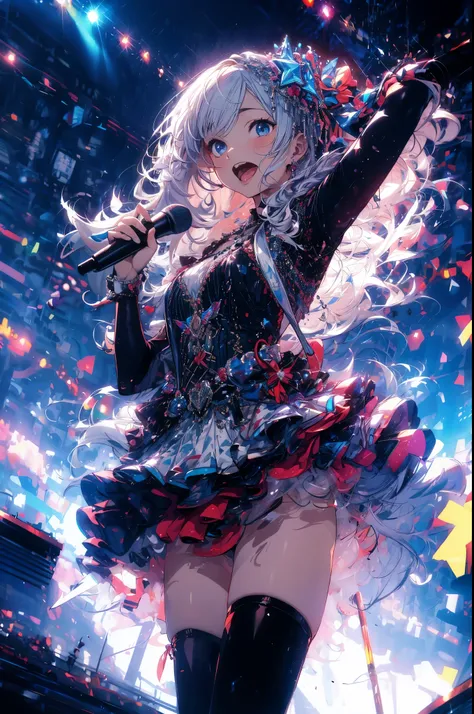 detailed hands, hand, masterpiece, best quality, womans hand, small hands, small hands, womans hand, girl hands, have a microphone, have a microphone, 