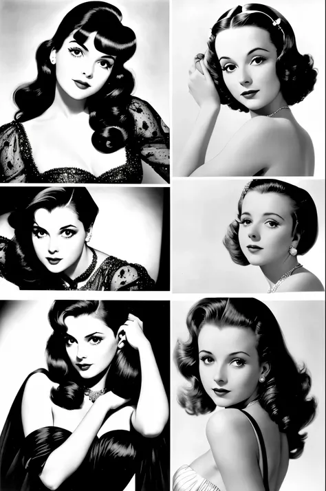 a black and white photo of a woman in a dress, by George Hurrell, old hollywood, by Cecil Beaton, portrait of paulette goddard, by Yousuf Karsh, susan hayward, 1 9 4 0 s, 1940s, inspired by George Hurrell, circa 1940s, by Peter Basch, gorgeous beautiful