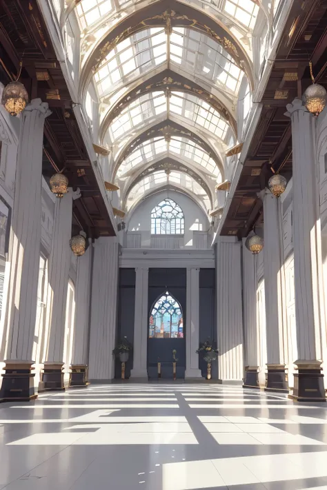 In the heart of the city stands an expansive and breathtaking VR interactive exhibition hall, unparalleled in its grandeur. The color palette is dominated by a pristine and ethereal shade of white, enveloping the entire space in an aura of simplicity and p...