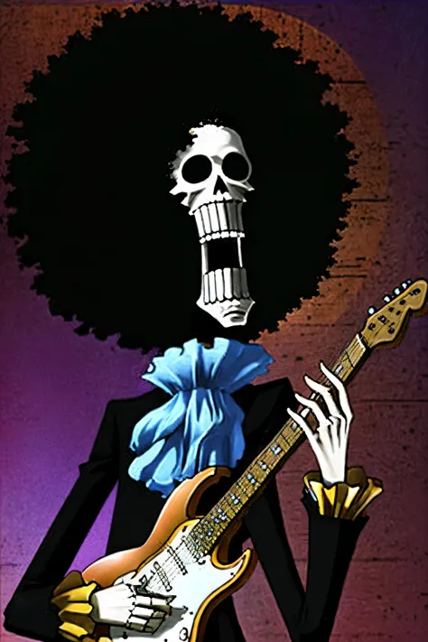 brook man, in a concert, portrait, holding a guitar