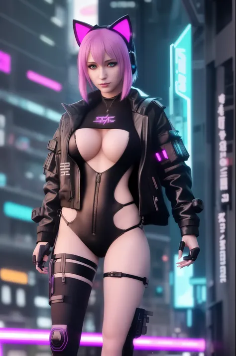 Alaf in black and pink costume posing for photo,((huge tit)), (cameltoe), an oppai cyberpunk, female cyberpunk anime girl, cyberpunk 2 0 y. o Model girl, Cyberpunk Anime Girl, dreamy cyberpunk girl, in the cyberpunk city, Cyberpunk Girl, bright cyberpunk g...