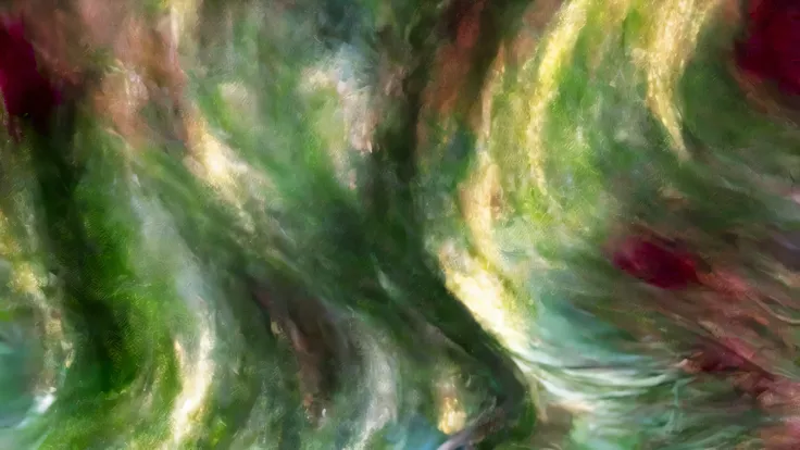 flowing water line, flowing dark green silk, rotate, paint swirl aesthetic,, rotate fluid, Greenish-blue tones, iridescent digital art, soft organic abstraction, Super detailed. softly rotate magical energy, organic flowing background,  exhibit, wedding, e...